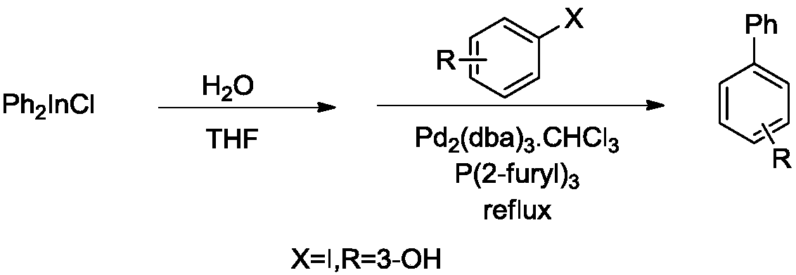 A kind of multi-substituted 3-phenylphenol derivatives and its preparation method