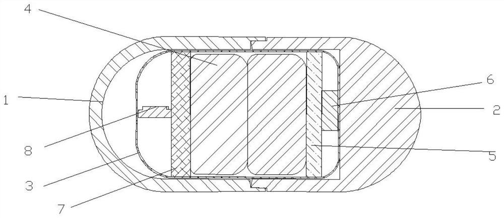 In-vivo temperature measurement capsule monitoring system