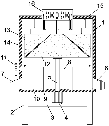 Waste plastic grinder for producing PVC building template, and using method