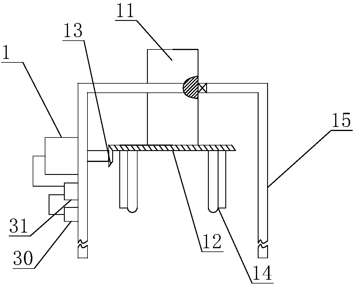 Movable cement dedusting and loading device