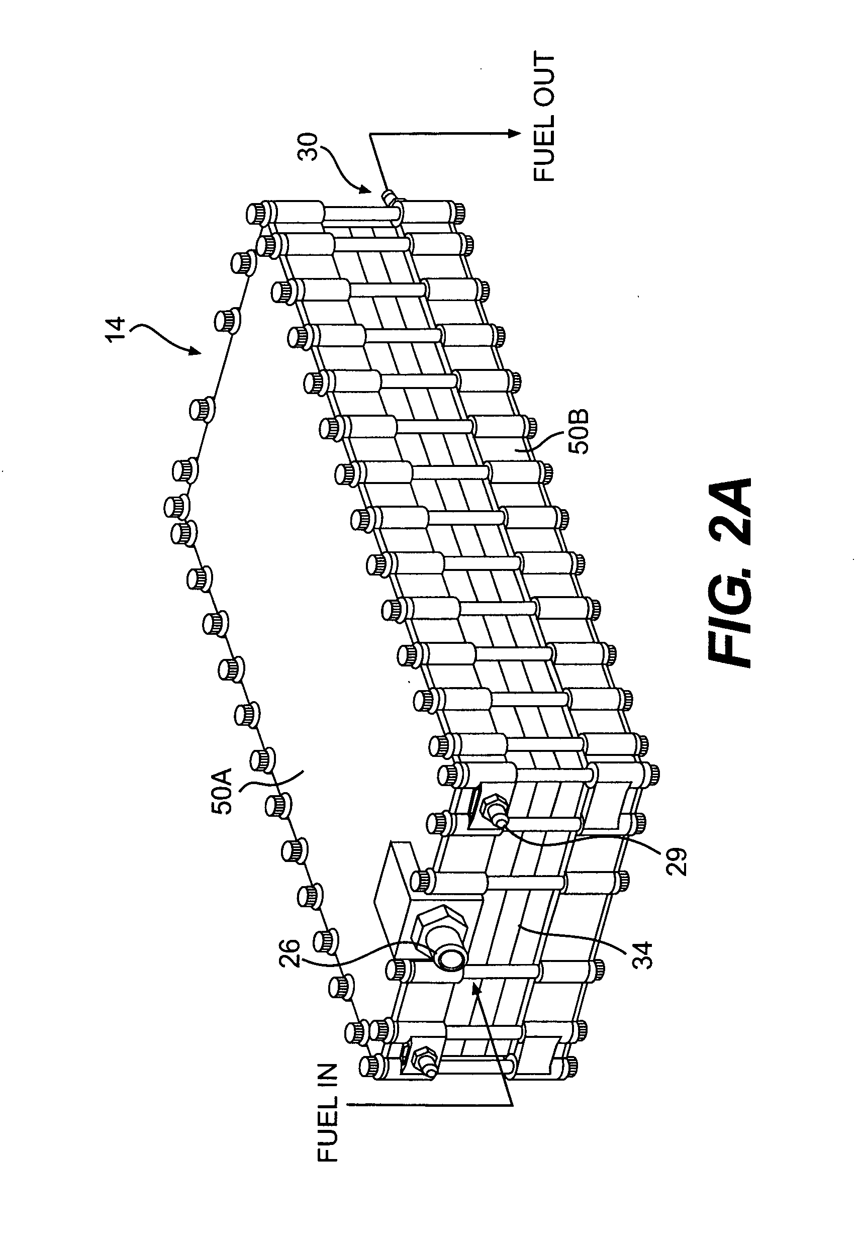 Method for enhancing mass transport in fuel deoxygenation systems