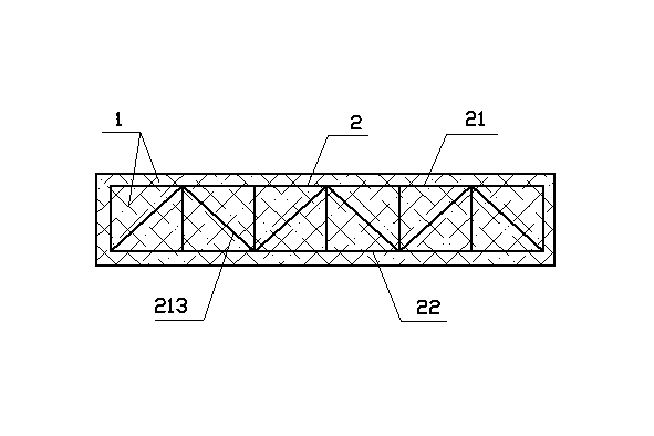 Reinforced cement board containing glass fiber in three-dimensional net-shaped structure