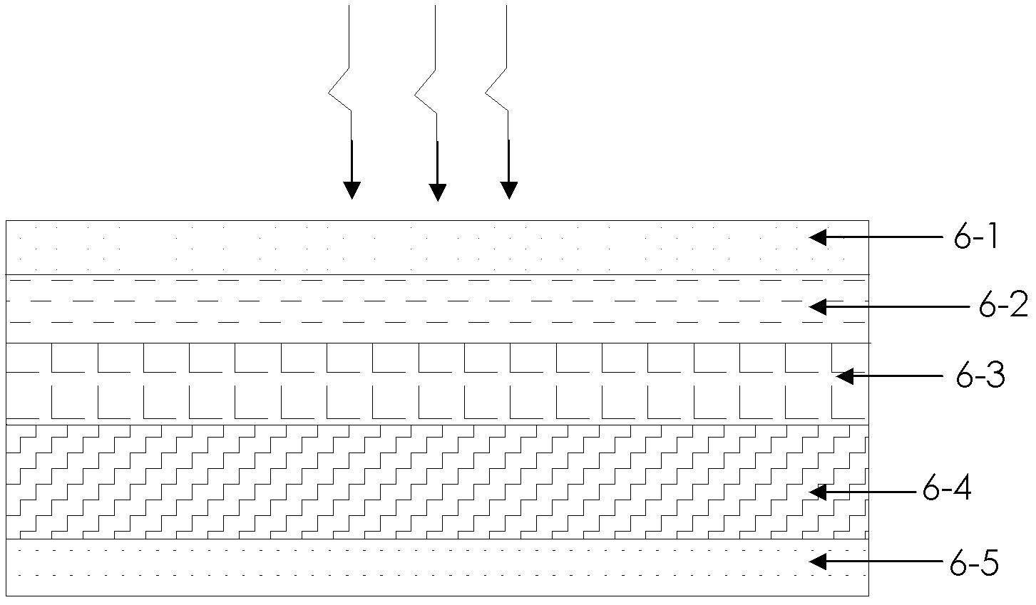 Combined solar battery capable of improving solar energy utilization rate