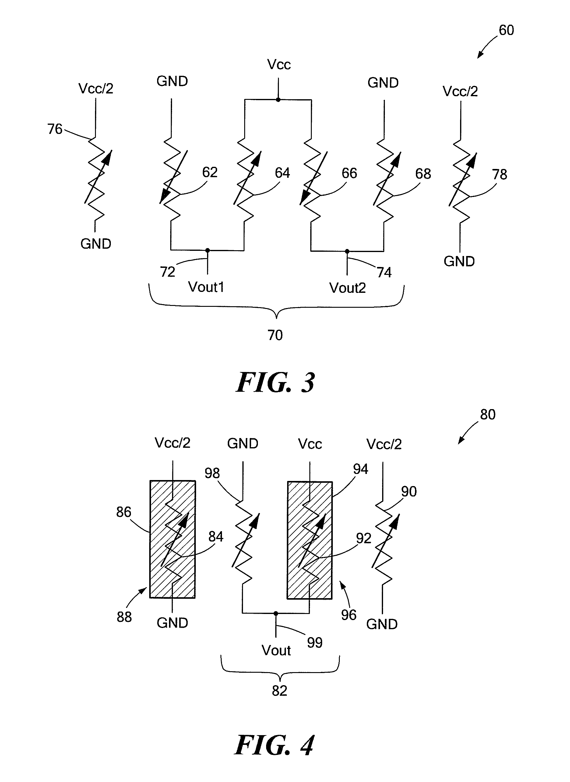 Matching of gmr sensors in a bridge