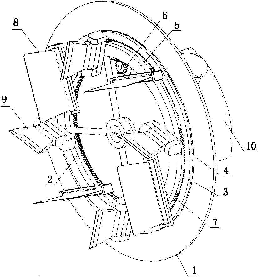 Automatic wall-scraping device