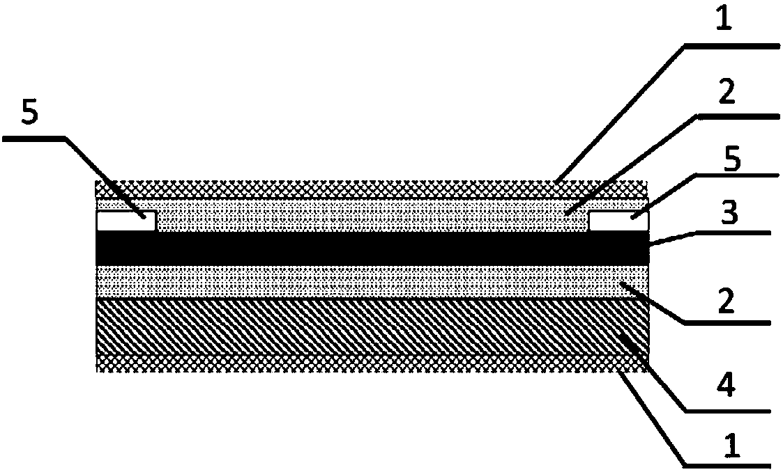 Electric heating film and preparation method and application thereof