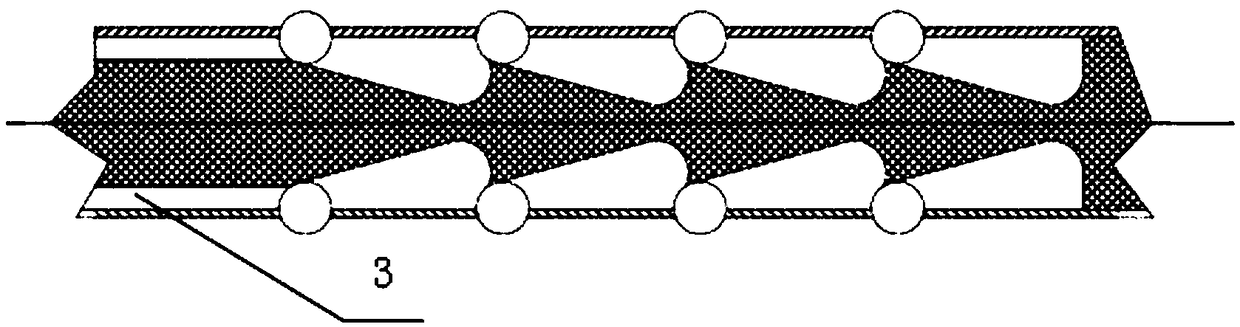 Recovery device for deep water submarine pipeline