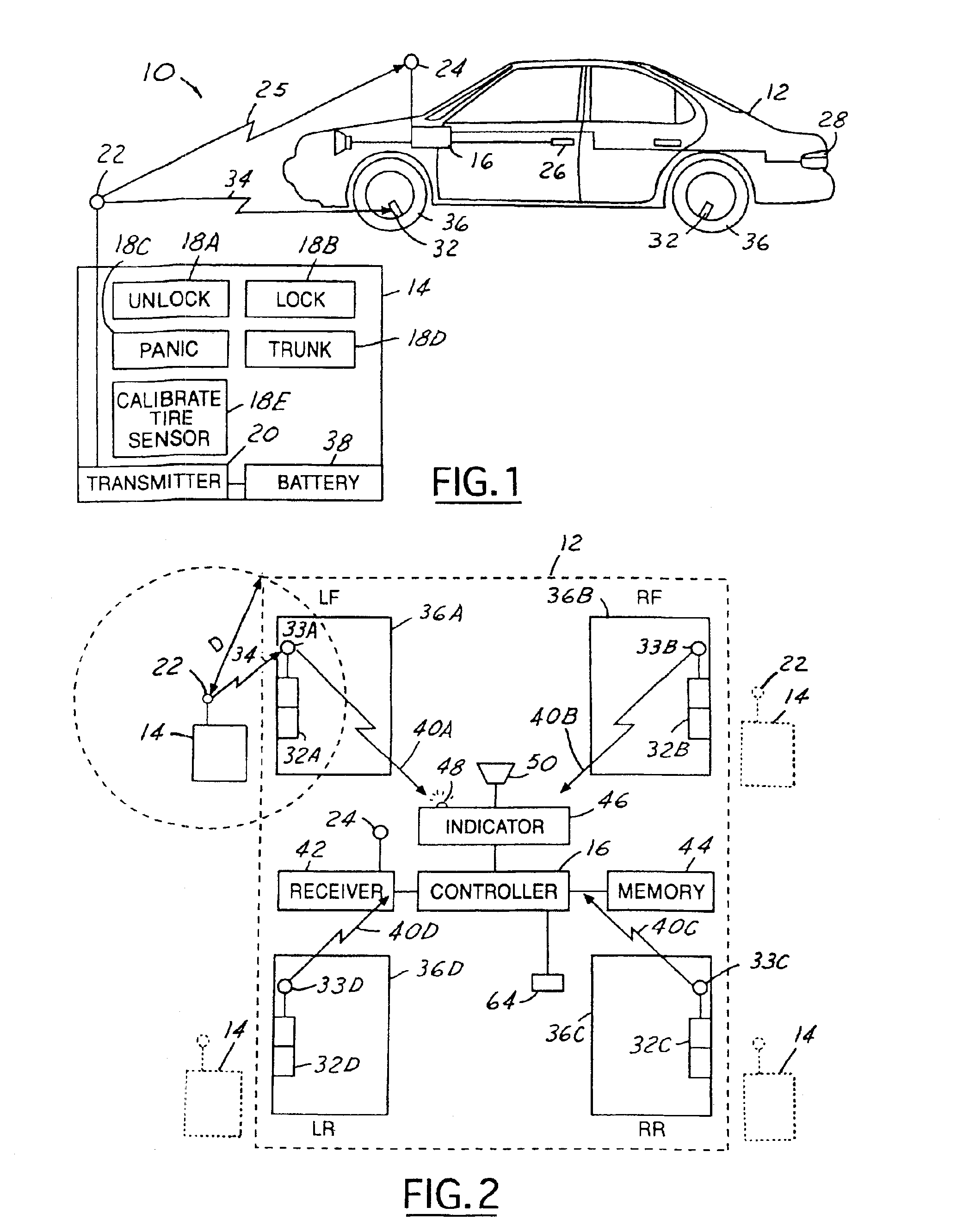 Method and system for calibrating a tire pressure sensing system for an automotive vehicle