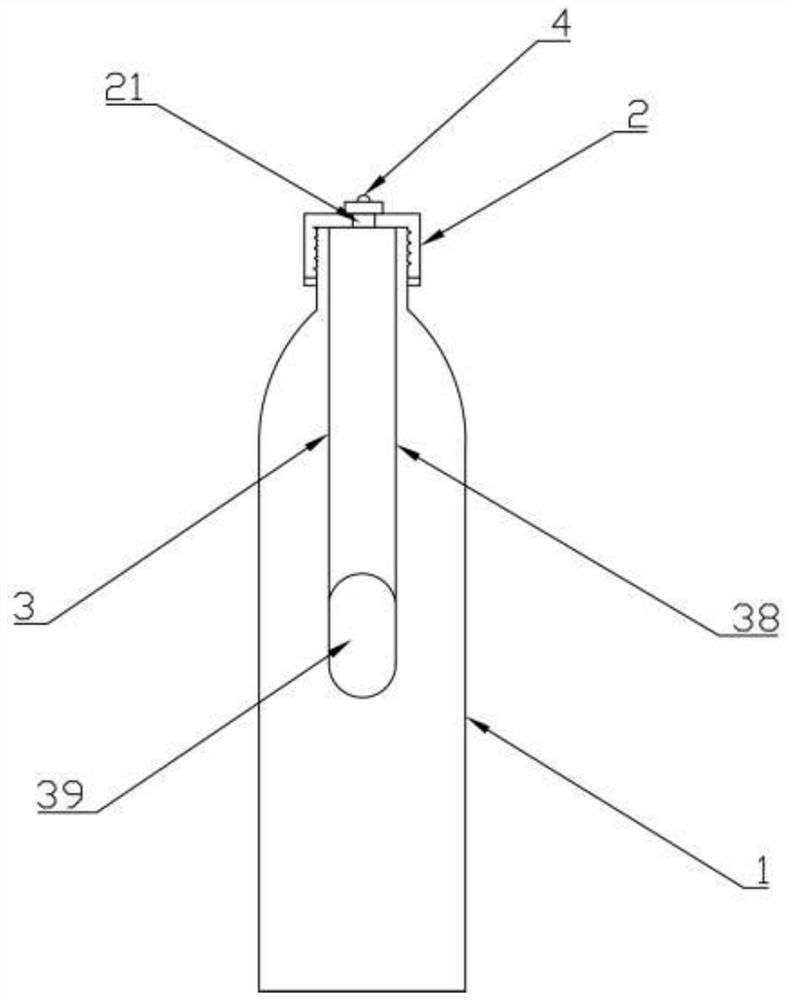 Self-heating mineral water bottle