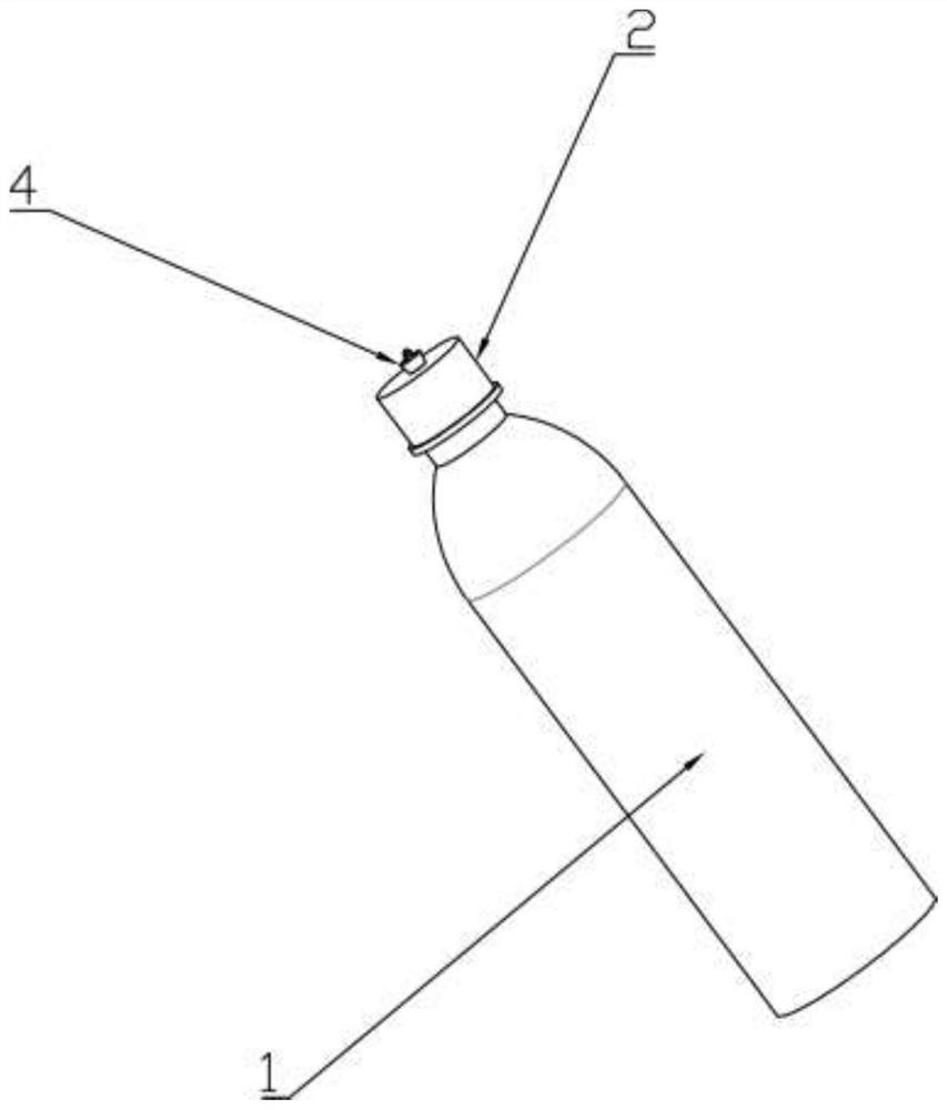 Self-heating mineral water bottle