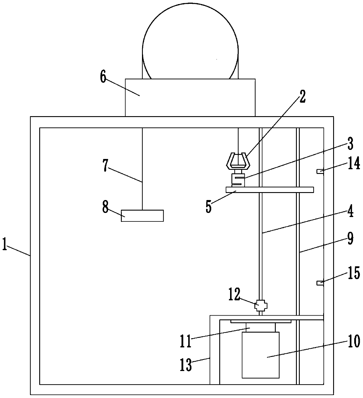 Elevator speed governor lifting force testing device and method