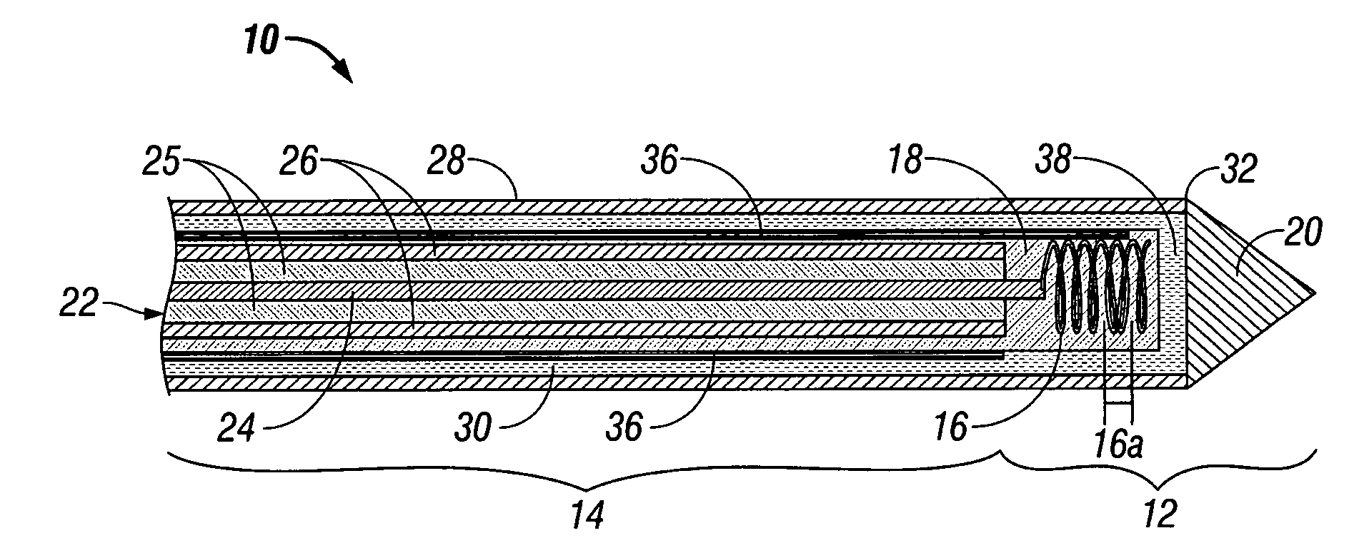 Cooled helical antenna for microwave ablation