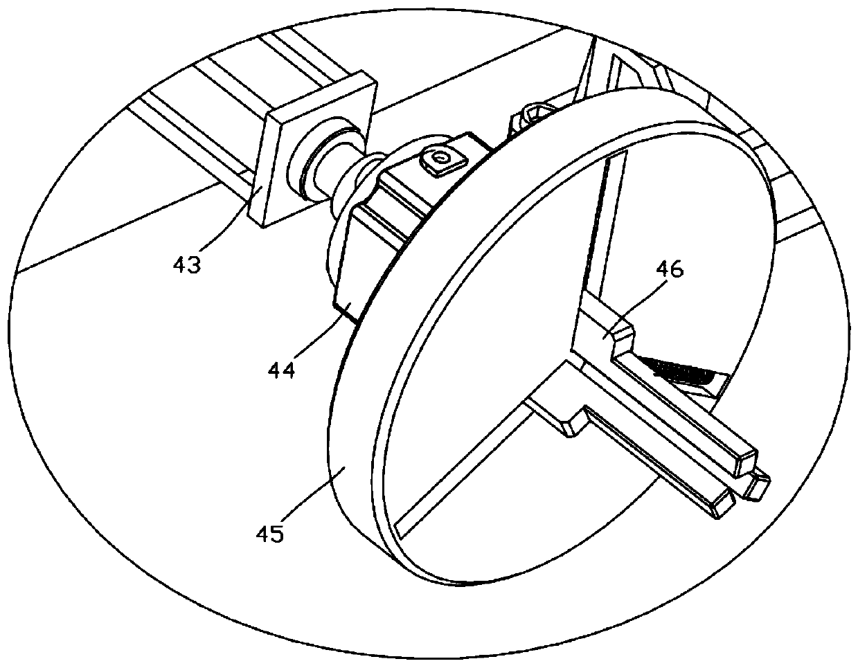 Continuous bearing grinding device