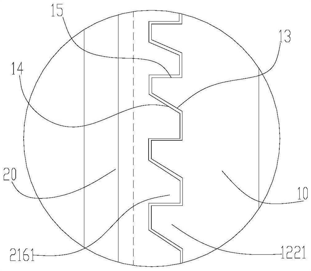 Plug-in matching assembly, plug-in structure and precast pile connecting mechanism