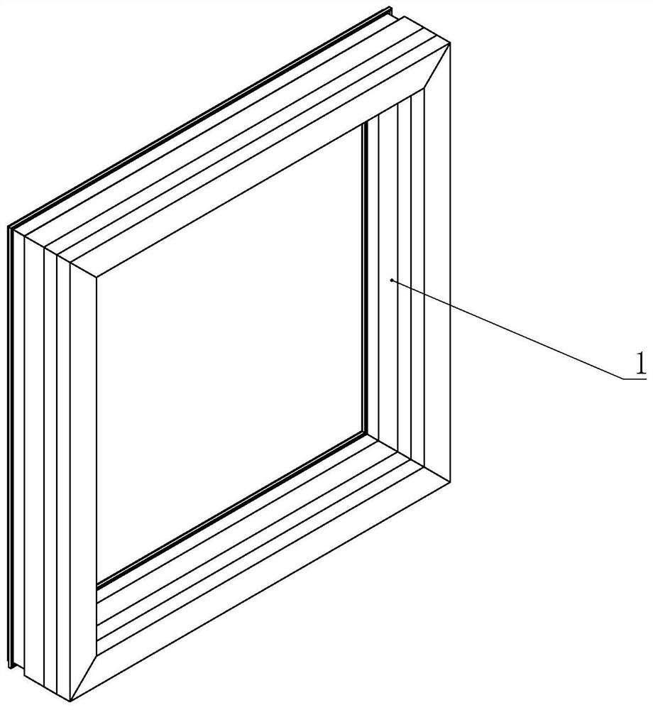 Door and window frame stable in connection and mounting method thereof