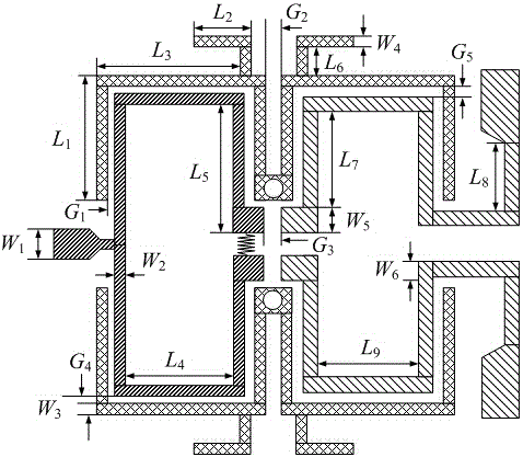 Power divider with double-band filter function