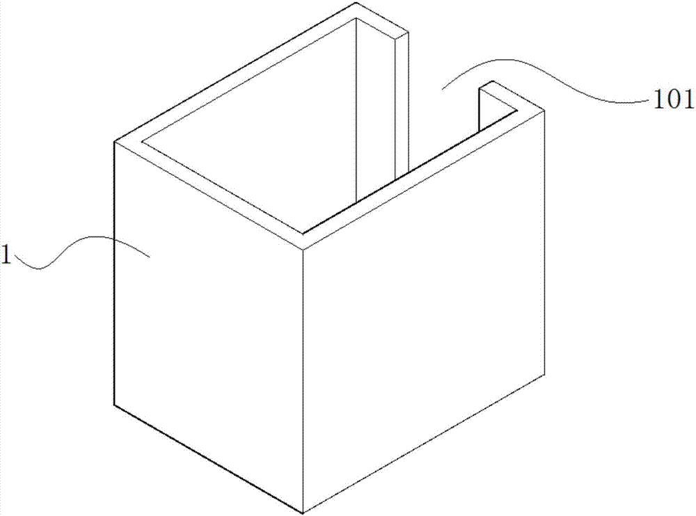 Transparent soil model test device for simulating lateral soil movement and test method for transparent soil model test device