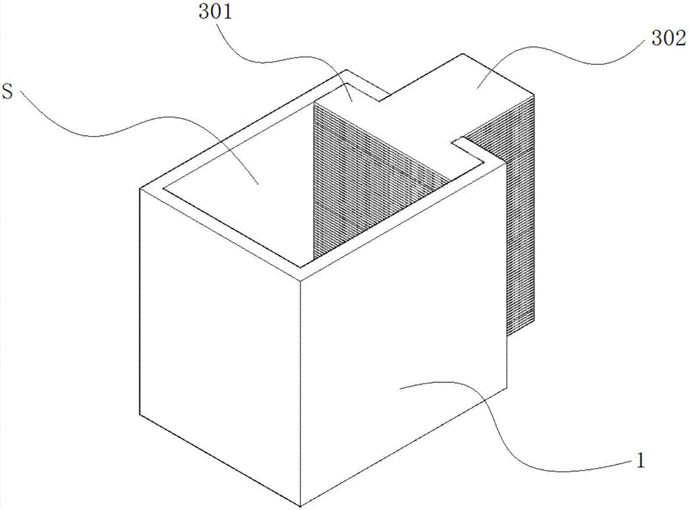 Transparent soil model test device for simulating lateral soil movement and test method for transparent soil model test device
