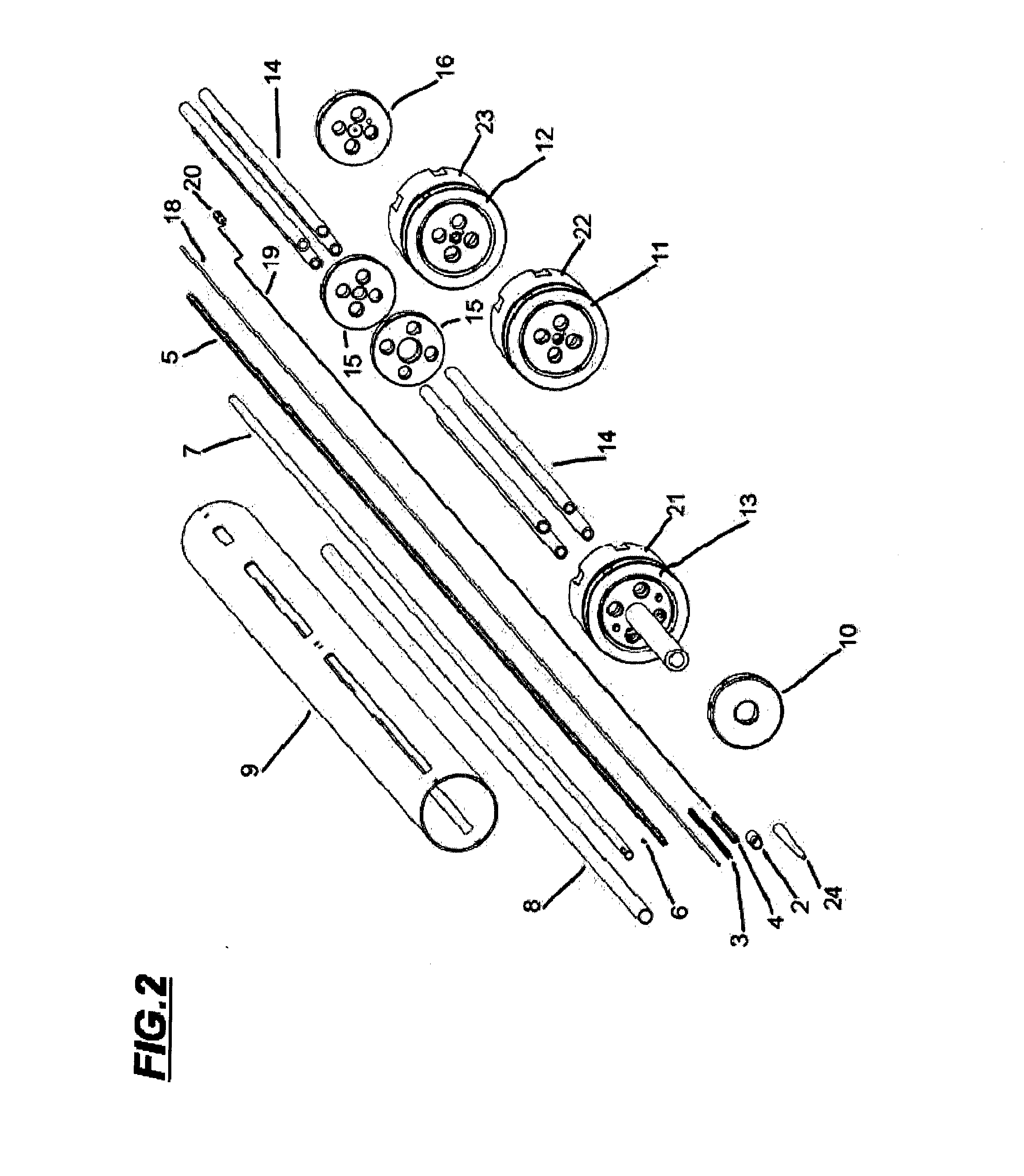 Mechanism for Guiding and or Releasing of an Endoprosthesis with Injured Regions of a Blood Vessel, Applied in Catheter-Like Medical Device