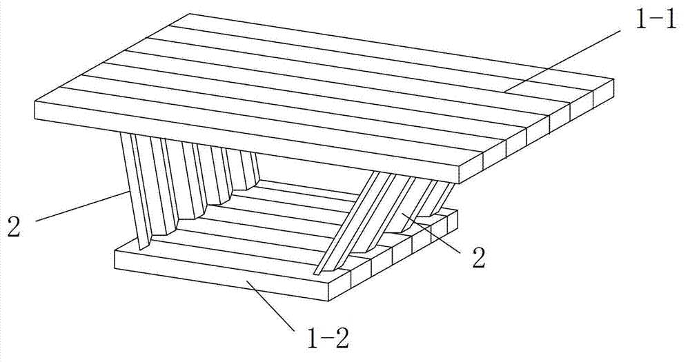 Corrugated steel web-based steel-wood combined box girder