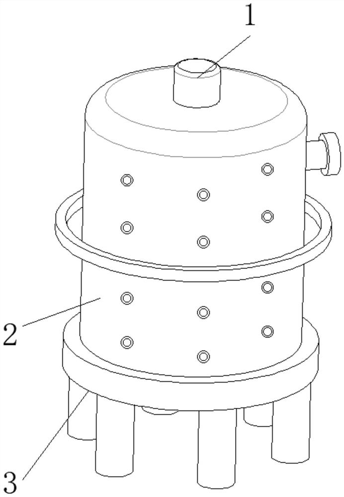 Fermentation tank cleaning device
