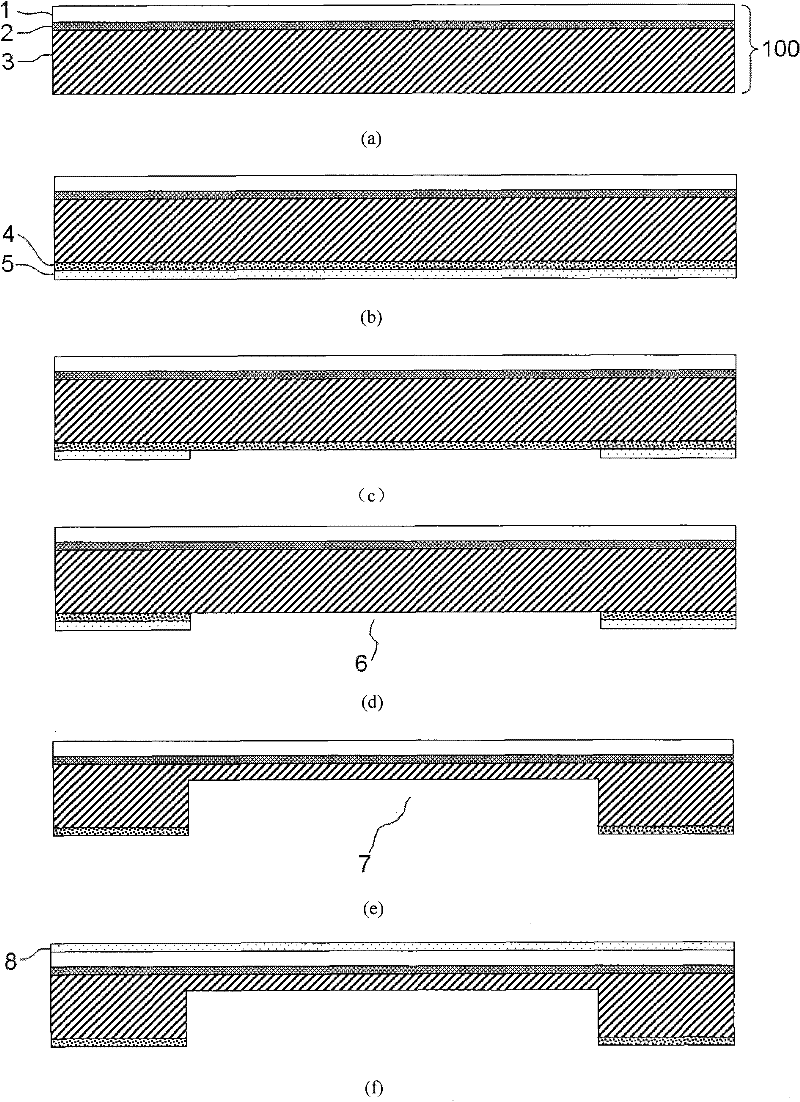 Silicon on insulator (SOI) wafer double-mask etching-based vertical comb teeth driven torsional micro-mirror and manufacturing method thereof