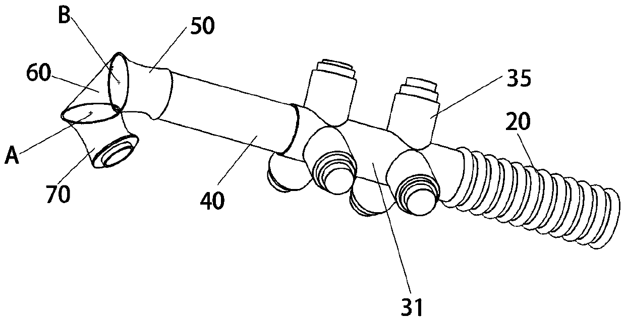 Carving equipment and caving method for hollow jade ware