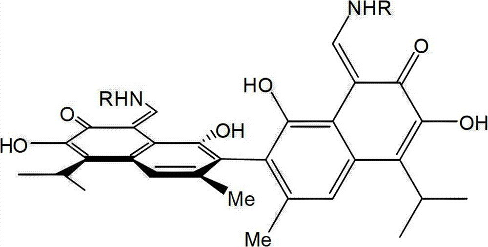Dextro-gossypol amino acid sodium salt derivative for blocking invasion of H5N1 avian influenza virus, and preparation method and application thereof