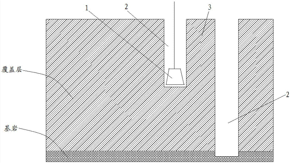 A method for backfilling and grabbing a slotted hole