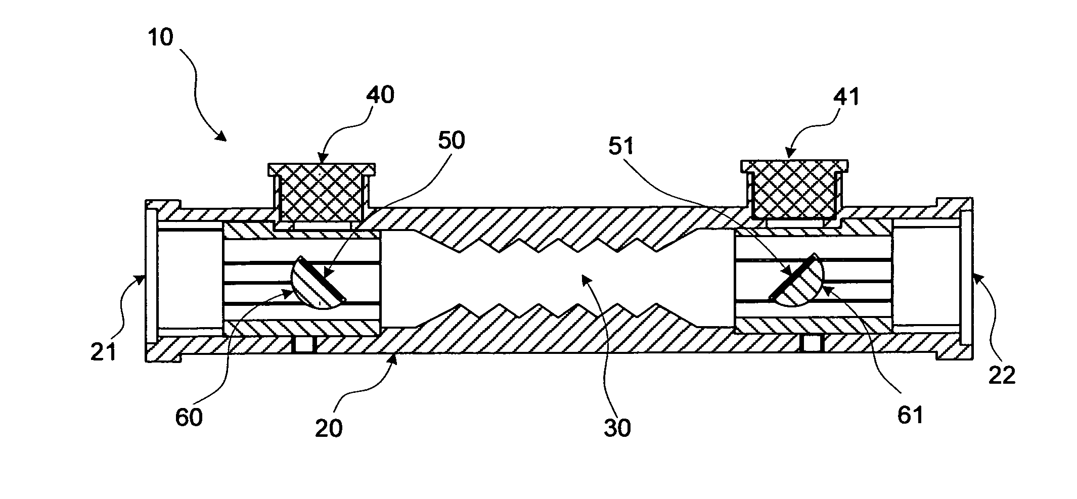 Ultrasonic flow sensor