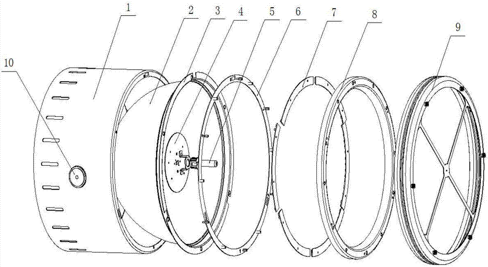 Return lamp with double light sources