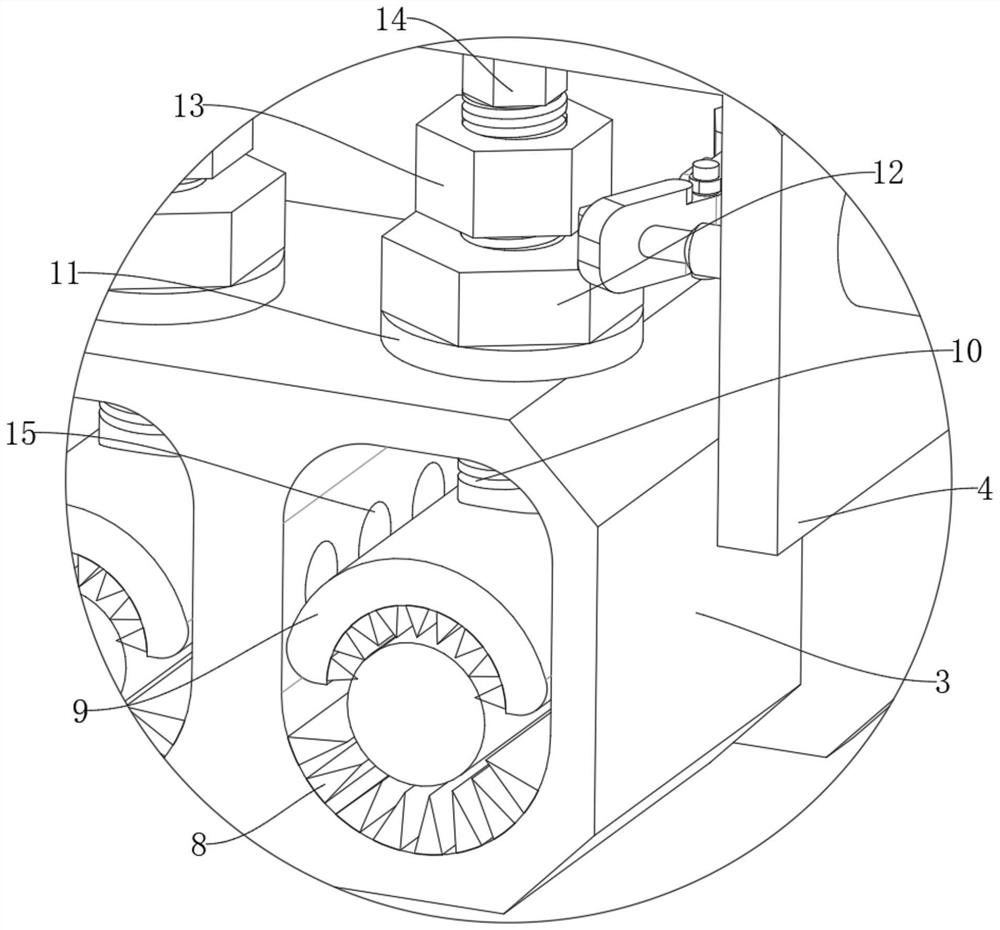 Power transmission line bolt temperature measuring device and use method thereof