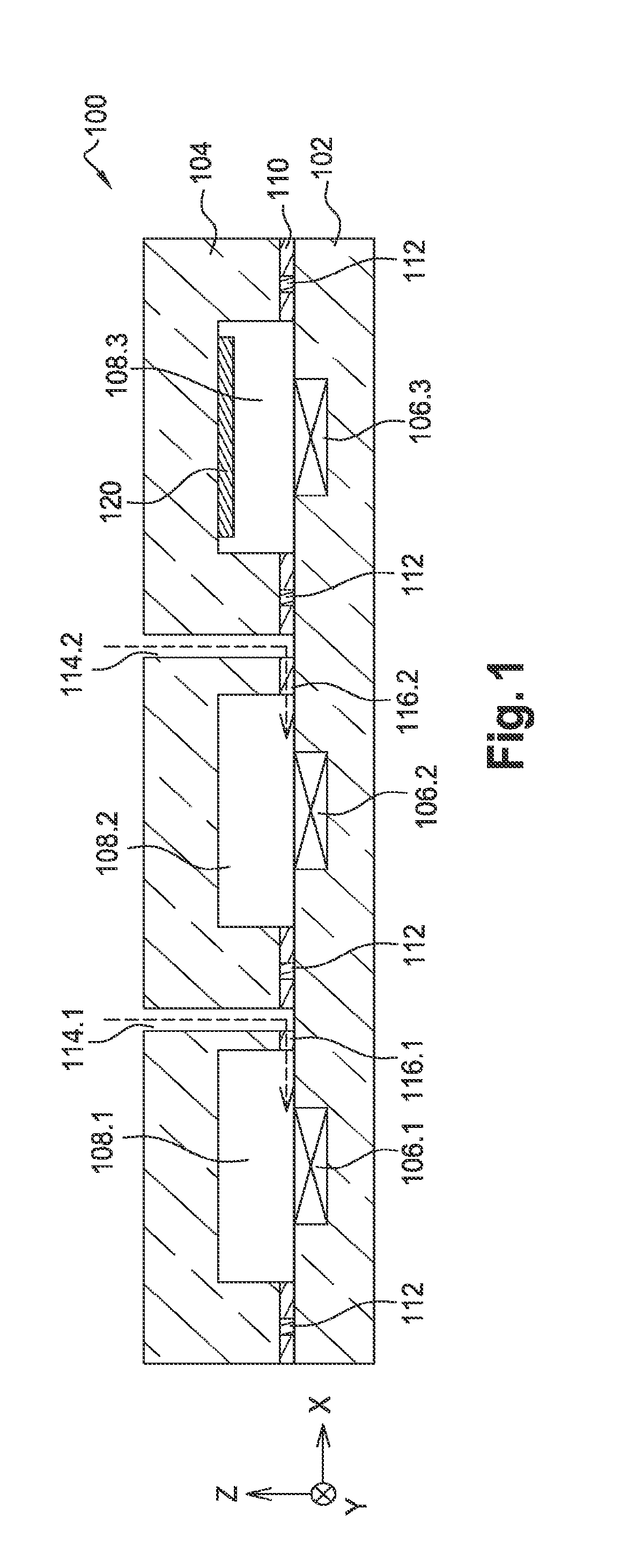 Package structure including a cavity coupled to an injection gas channel composed of a permeable material