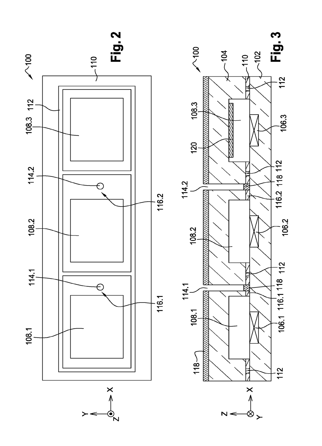 Package structure including a cavity coupled to an injection gas channel composed of a permeable material
