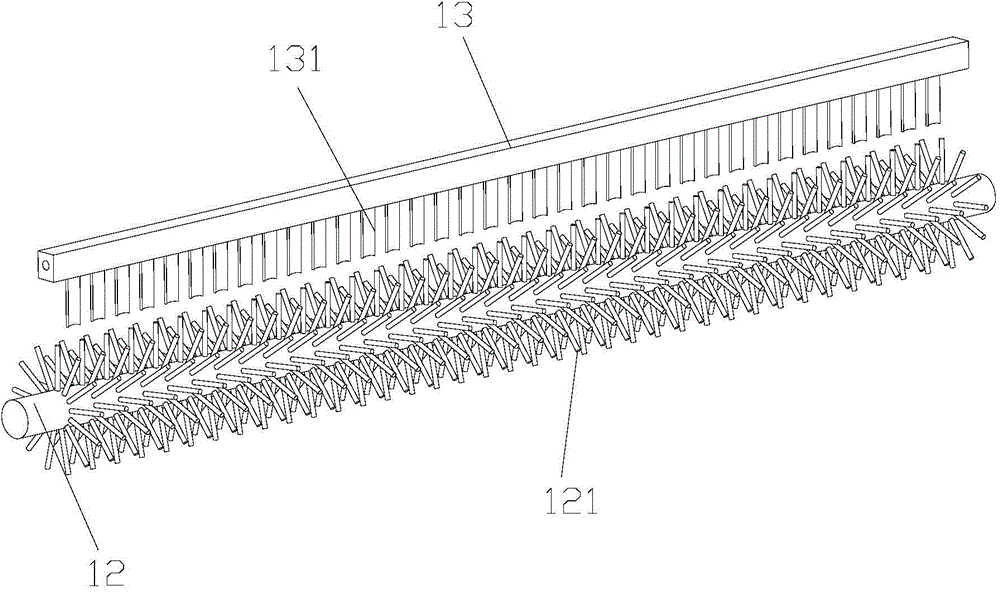 Silkworm comb for agricultural production