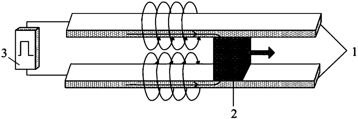 Electromagnetic rail gun rail based on micro conical shape