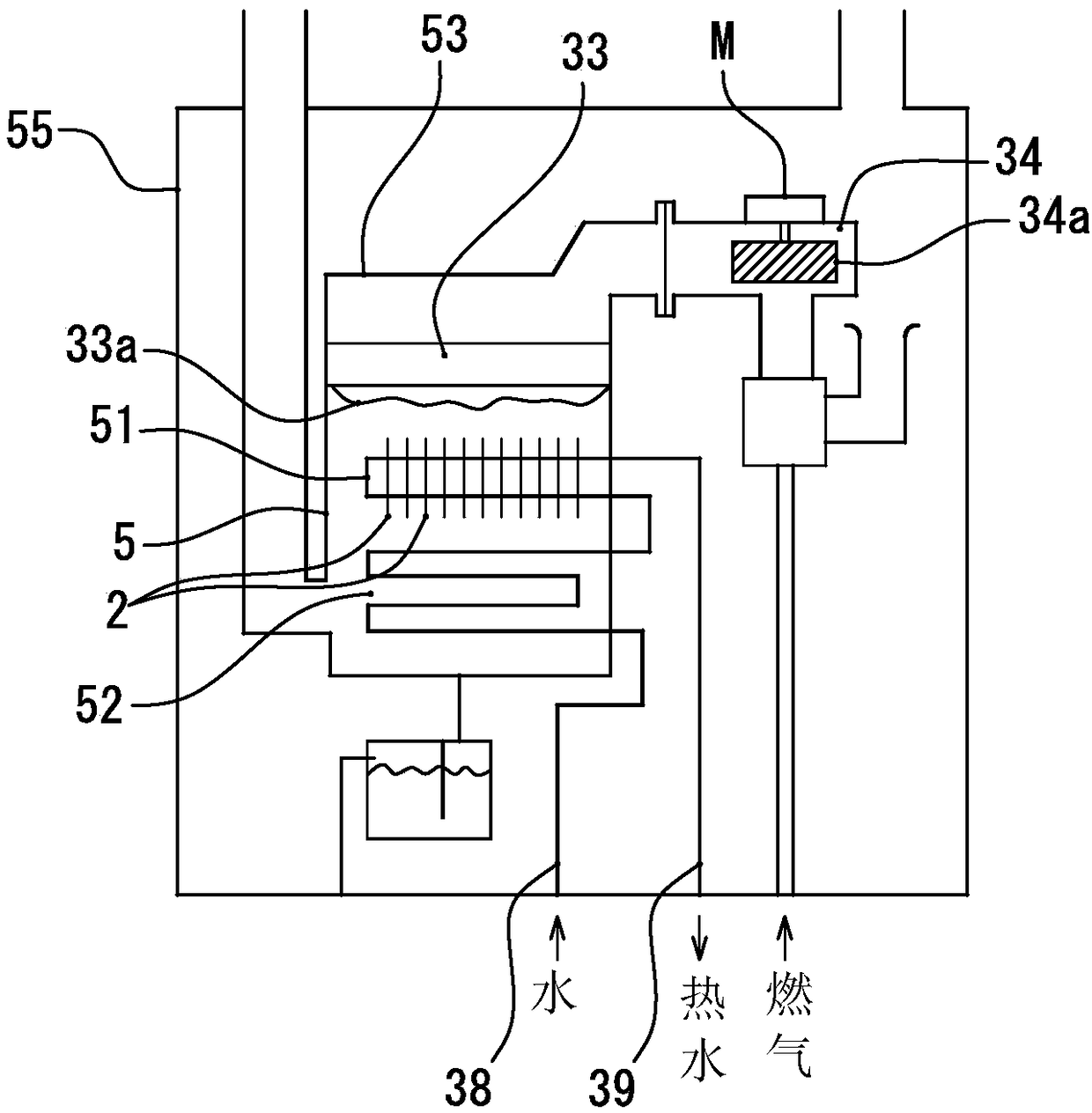 Manufacturing method of fin tube typed heat exchanger and combustion apparatus having the same