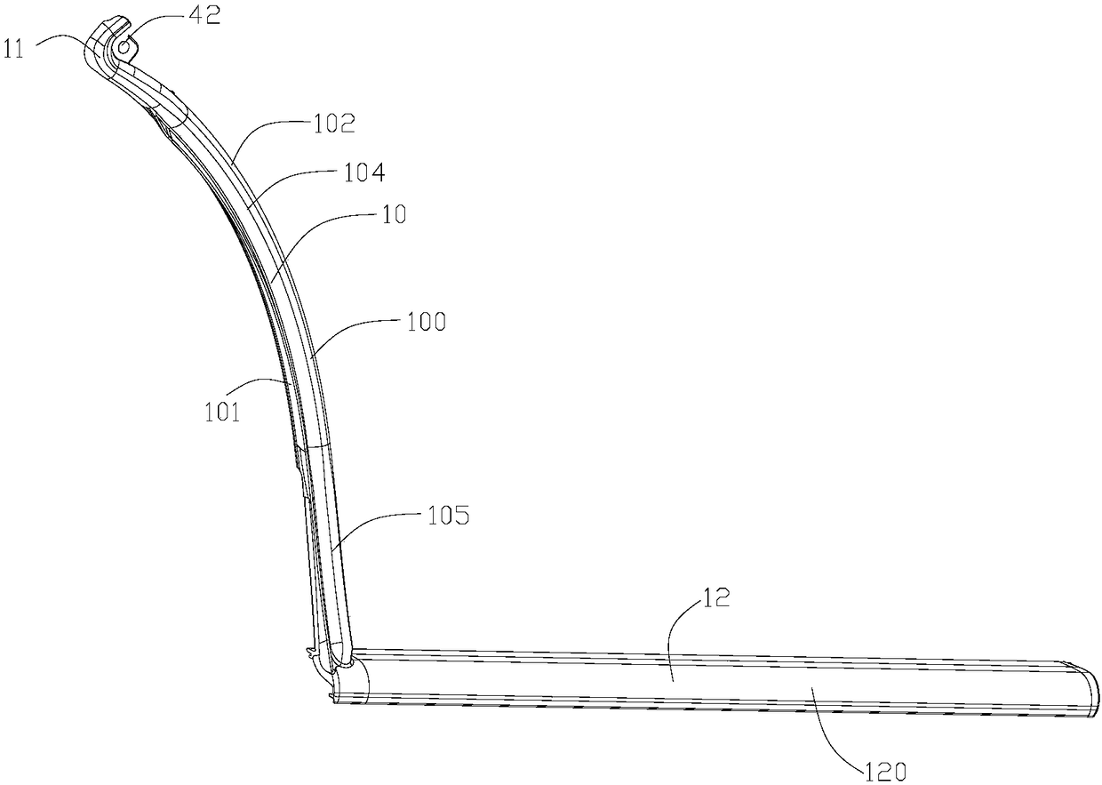 Vehicle door antifouling strip, mounting structure of vehicle door antifouling strip and vehicle