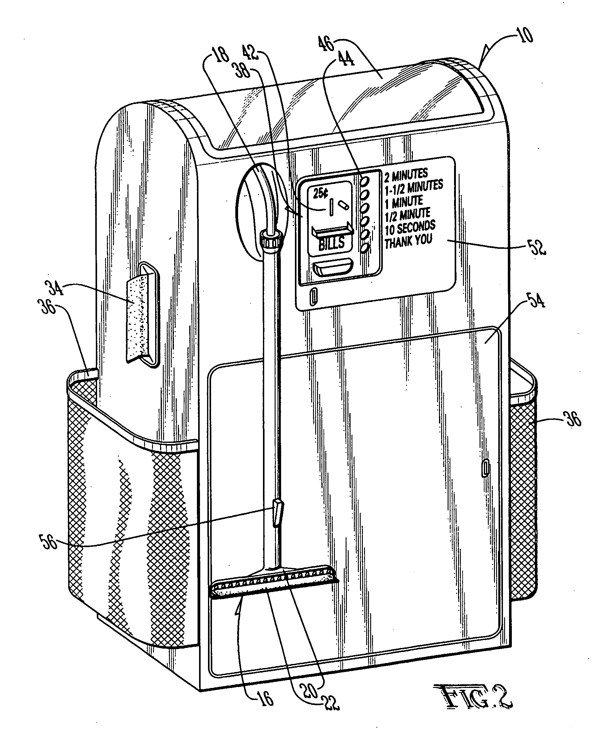 Automobile window washer apparatus