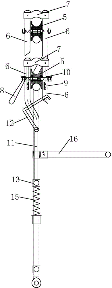 Adjustable soft ladder for power transmission line