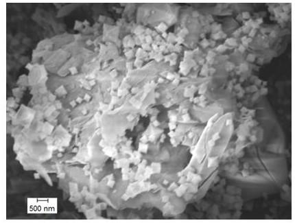 Montmorillonite-loaded iron salt MOFs adsorbent and preparation method thereof