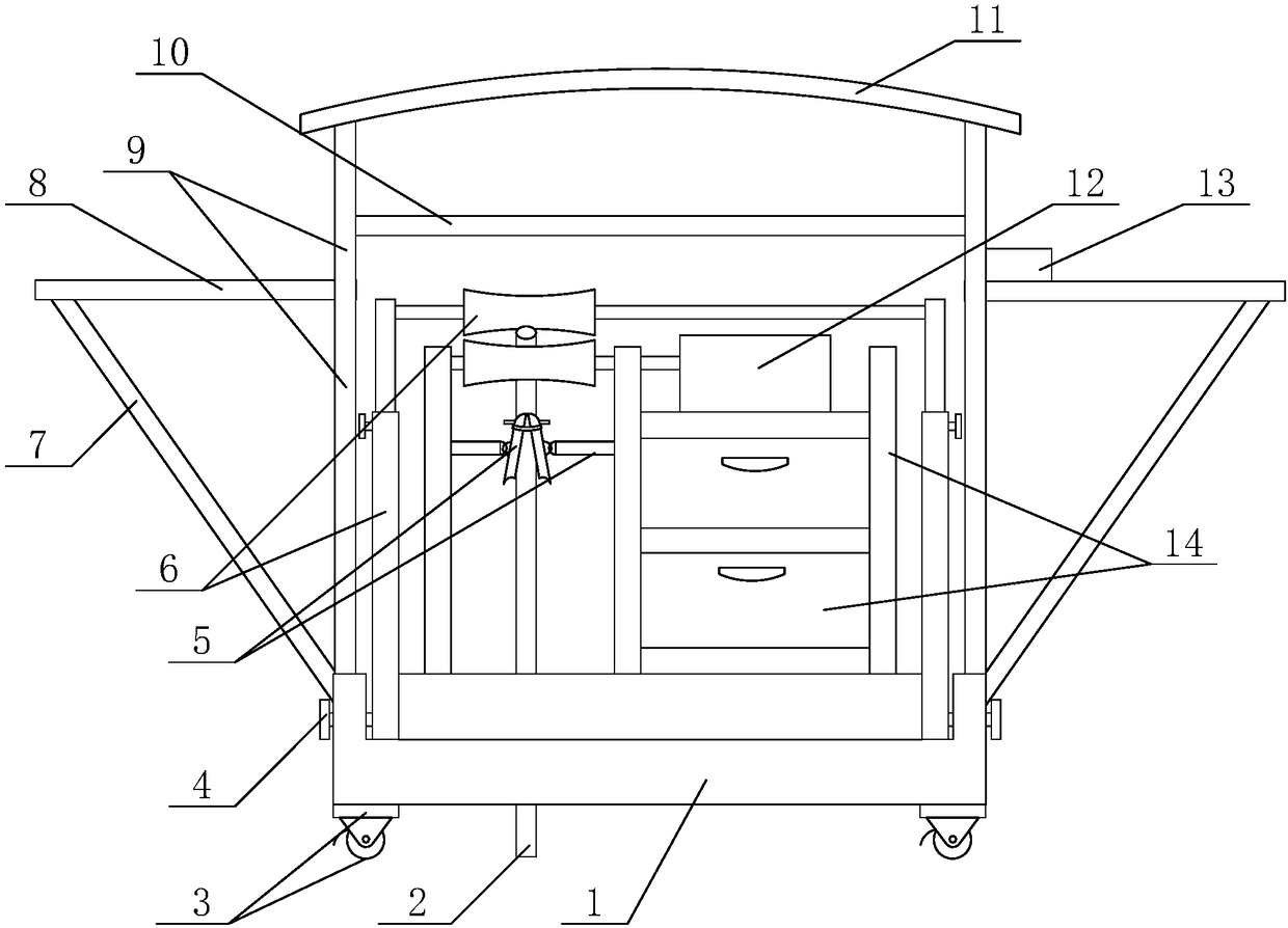 Copper-clad aluminum wire drawing device