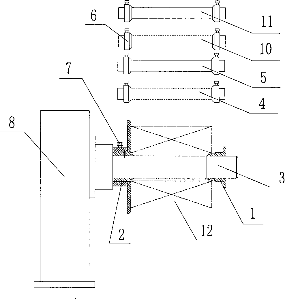 Insulating paper combination wind apparatus for transformer