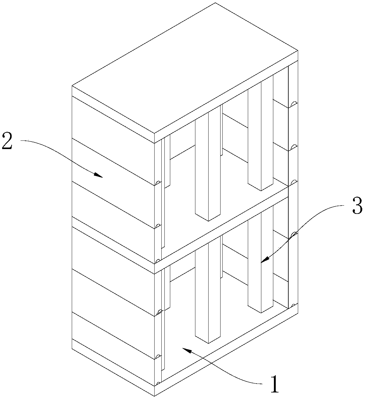 Fabricated house with composite lightweight walls