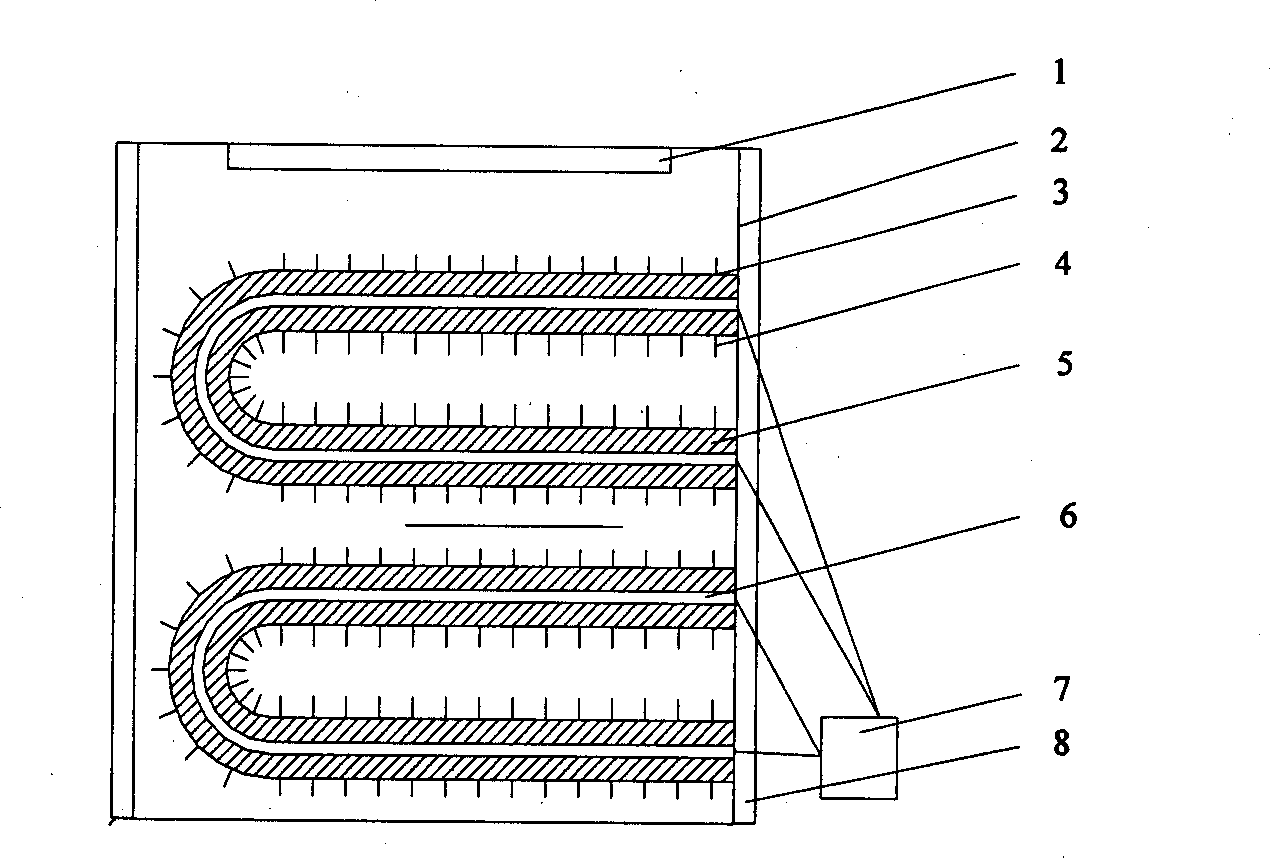 Middle-temp phase-change energy-accumulating heating appliance