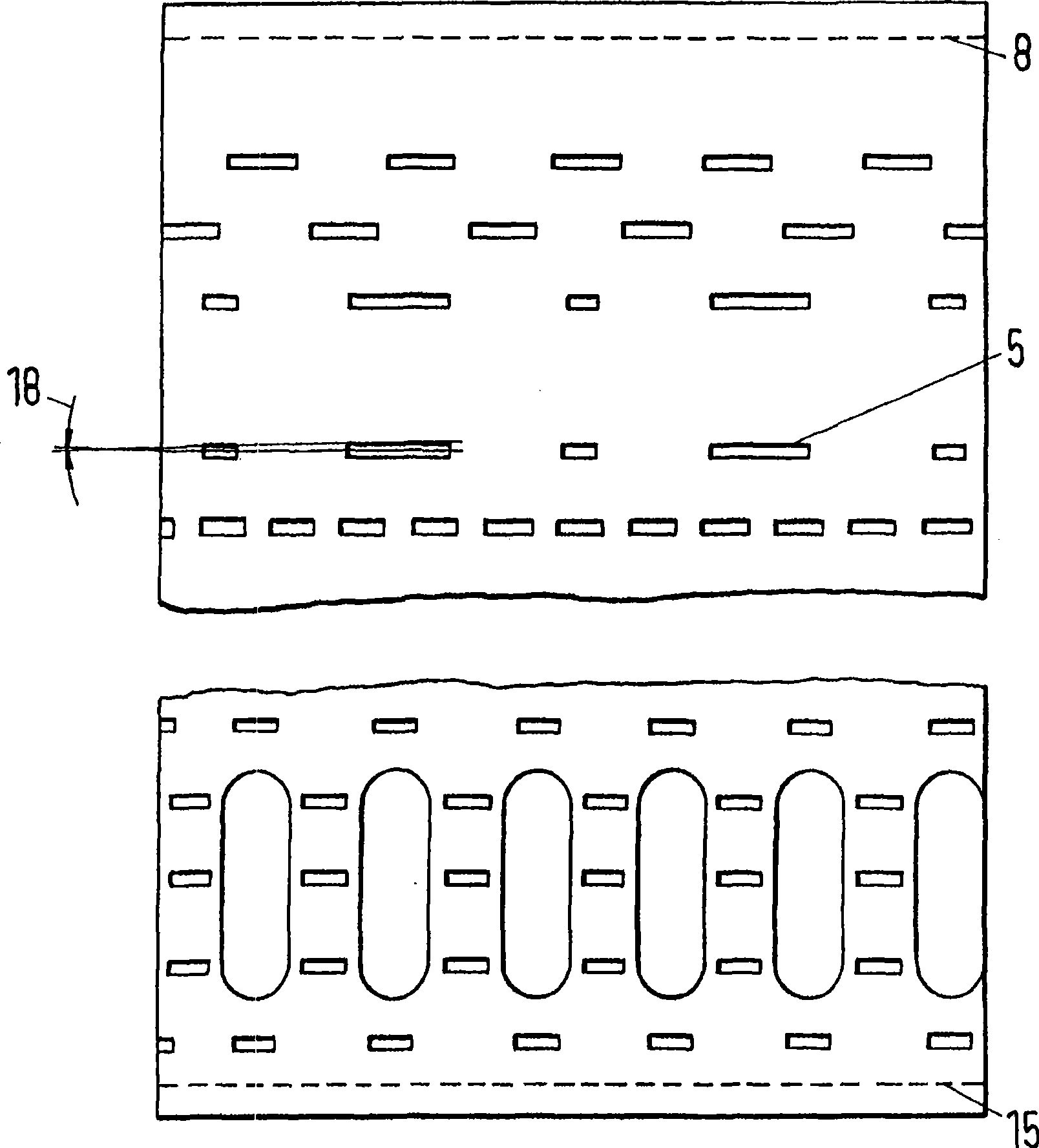 Cylinder with devices for containing lubricants
