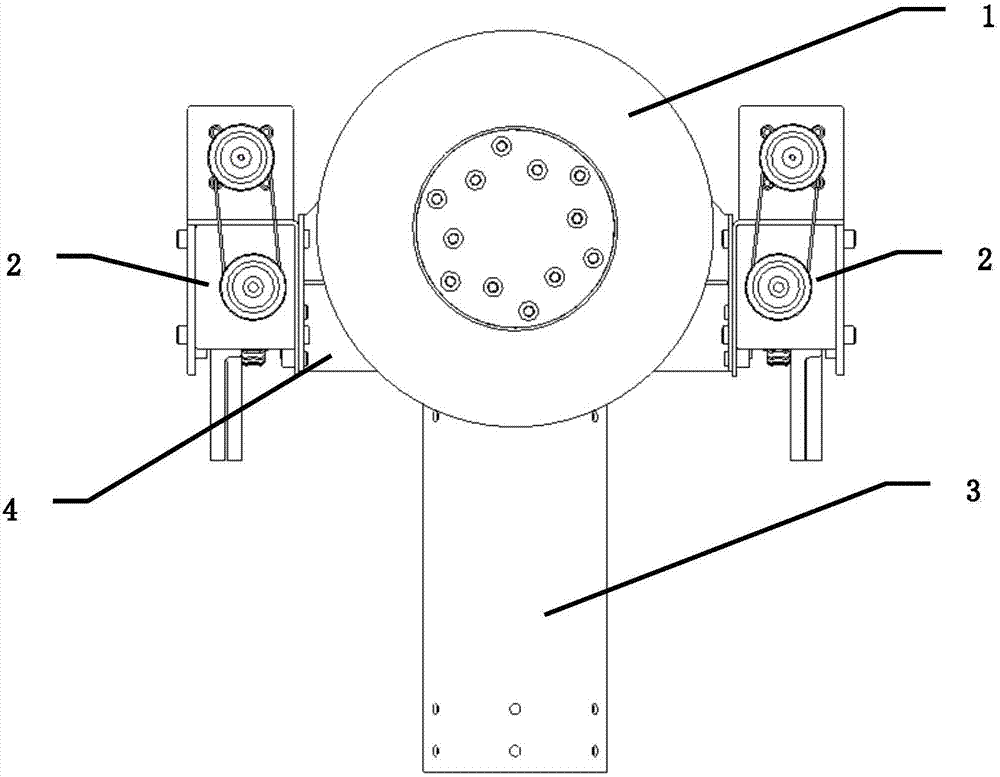 End execution mechanism and online locking method of power line inspection robot