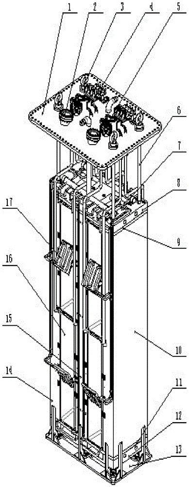 Manufacturing method of four-channel special-shaped deflection magnet in vacuum