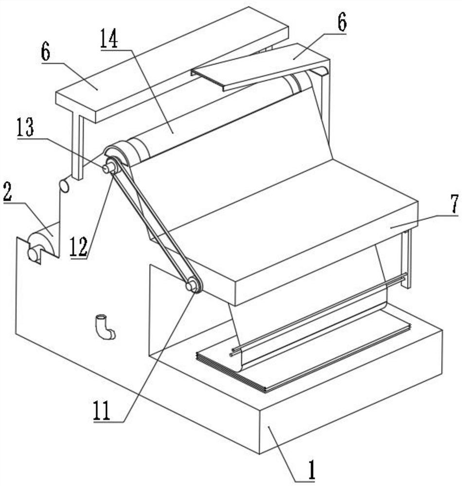 Pre-forming device for textile semi-finished product