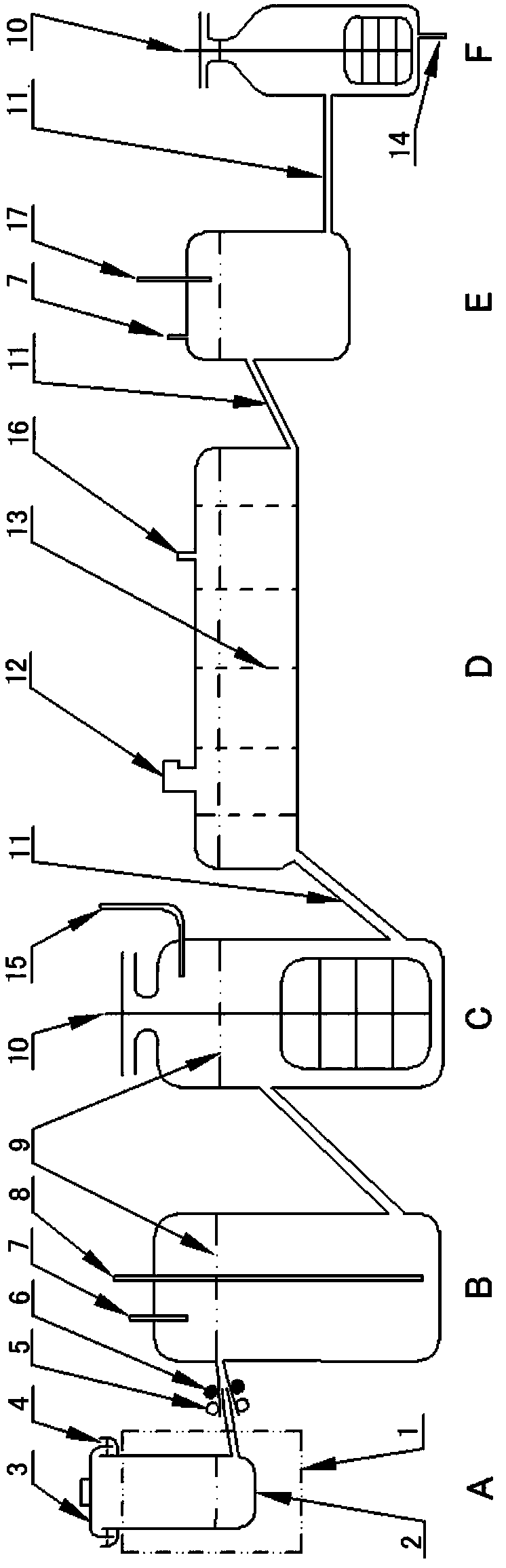 Glass continuous melting furnace and melting method
